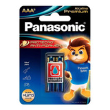 Pilha Alcalina Premium Panasonic Aaa Palito 02 Unidades 