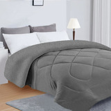 Acolchado Edredon Flannel Corderito 2 1/2 Queen Size Oferta