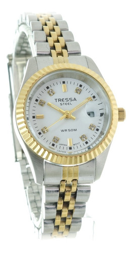 Reloj Tressa Dama Combinado Sumergible 50m Garantia Oficial!