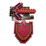 Pico + Escudo De Goma Eva Vario Colores Compatible Minecraft