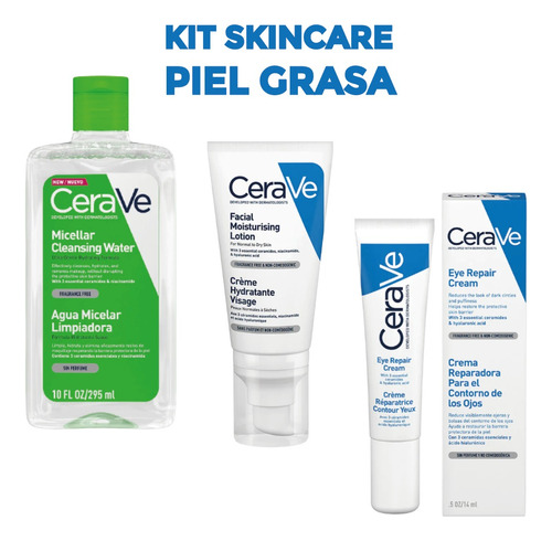 Skincare Para Piel Grasa Cerave Limpiador Restaurador 