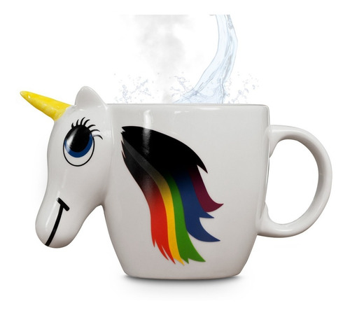 Lote De 10 Tazas Magicas De Unicornio Cambia De Color 350ml