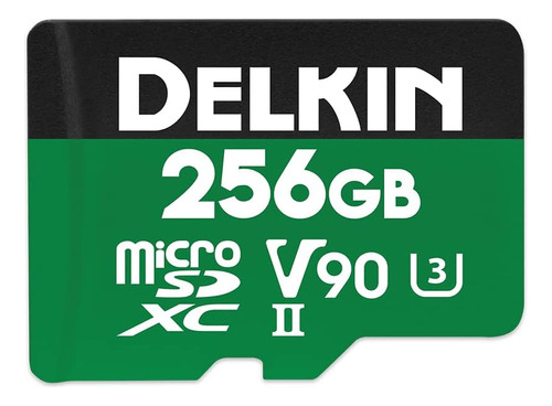 Delkin 256gb Power Microsdxc Uhs Ii V90 Tarjeta Memoria