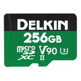 Delkin 256gb Power Microsdxc Uhs Ii V90 Tarjeta Memoria