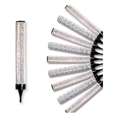 100pz Velas Magicas Plata Cumpleaños 12.5cm Chispa Fria D-10 | Meses sin interés