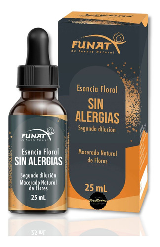 Esencia Floral Sin Alergias Funat 25ml - mL a $688