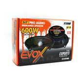 Medio Rango 5x7 300w Rms 8 Ohms Open Show Evox Storm Evx57mr Color Negro Con Naranja