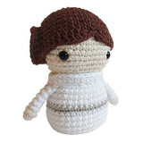 Princesa Leia Star Wars Amigurumi Muñeco Tejido A Crochet