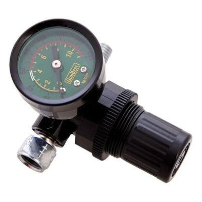 Regulador De Diafragma Con Manómetro 1/4 Goni 580