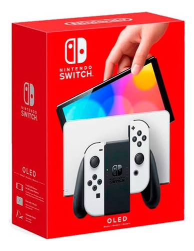 Nintendo Switch Oled 64gb Standard Color  Blanco Jfs Tech 