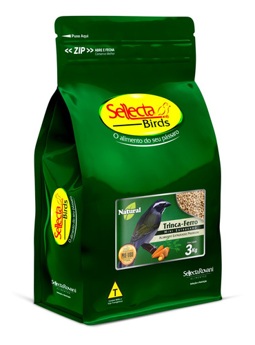 Ração  Extrusada Sellecta Natural Trinca Ferro - 3 Kg