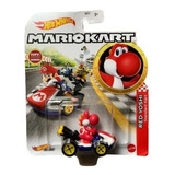 Hot Wheels Mario Kart Yoshi Rojo