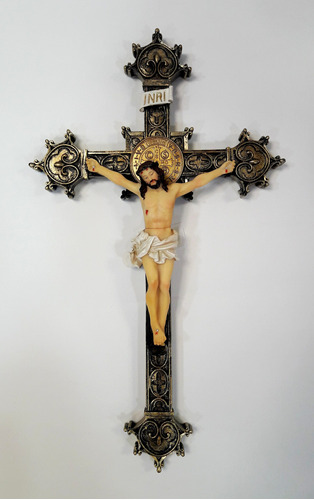 Crucifijo Cristo De San Benito De 40 Cm