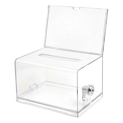 Caja Dinero\u002Fbuzón Acrilico Correo Cartas Quejas Sugerencias | MercadoLibre