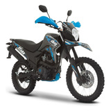 Moto Italika Dm150 Gris Azul