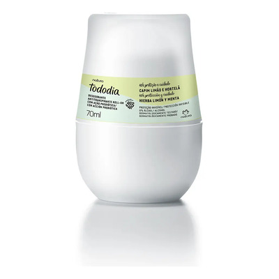 Desodorante roll on Natura Tododia hierba limón y menta 70mL | MercadoLibre