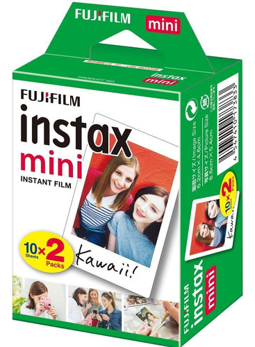 Filme Instantaneo Fujifilm Instax Mini - Branco 20 Poses