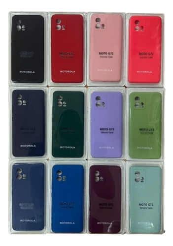 Estuche Forro Silicon Case Para Moto G72