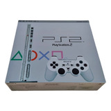Caixa De Mdf Com Divisória Playstation 2 Slim Ceramic White 