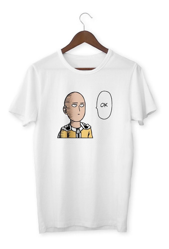 Remera Saitama Ok - One Punch Man Anime Manga Japon