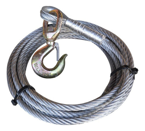 Cable Para Winch Con Gancho De 1/2 De 22.86 Mts