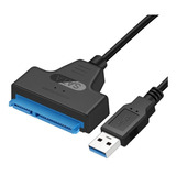 Cabo Usb 3.0 Leitor De Hd/ssd 2,5 Adaptador Sata 22cm