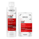 Kit Vichy Dercos Energizante Shampoo 200ml + Refil 200ml