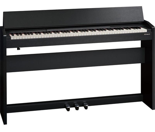 Piano Digital F140 Roland Preto Com Móvel E Pedal Triplo