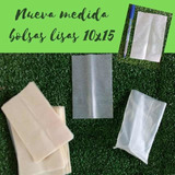 100 Bolsas 10x15cm Biodegradables Compostables De Almidón