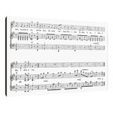 Cuadros Musica Partituras Xl 33x48 (turs (8))