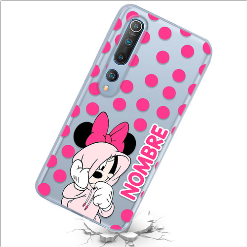 Funda Para Xiaomi Minnie Mouse Personalizada Tu Nombre