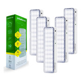 Kit 5 Luminária De Emergência Automatica De 30 Led Intelbras