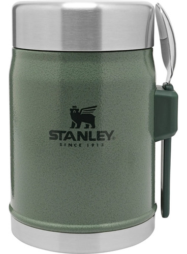 Stanley Classic Termo Comida 414ml C/ Cuchara Verde