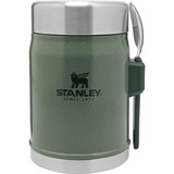 Stanley Classic Termo Comida 414ml C/ Cuchara Verde