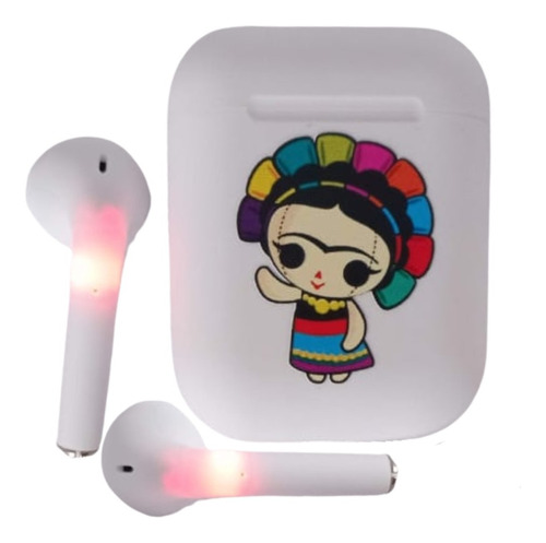 Audífonos Muñeca Mexicana Frida Bluetooth Inalámbricos