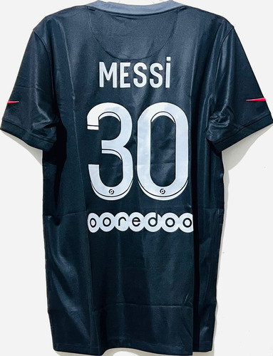 Jersey París 2022 Psg Tercero Negro Lionel Messi