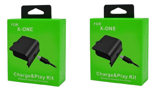 Kit 2 Baterias Compatível Com Controle Xbox One E Xbox S