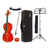 Violino Eagle 4/4 Ve441 Case Breu Arco Profissional Completo