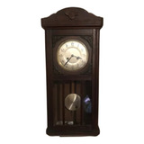 Antiguo Reloj De Pared A Pendulo Aleman Ref 943