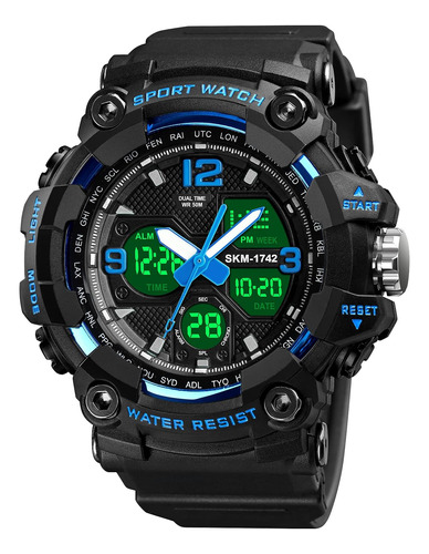 Reloj Digital Militar Con Fecha Tácticas Multifunción S