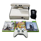Microsoft Xbox 360 Slim 4gb Standard Cor  Glossy White