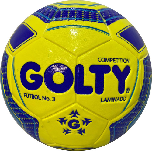 Balón De Fútbol Golty Competition On Nº 3 Laminado Verde