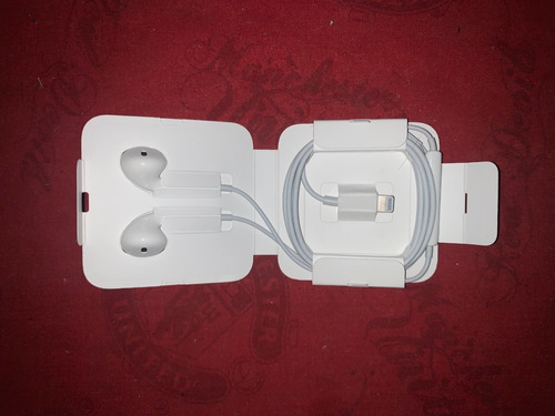 5 Piezas - Apple Earpods Con Conector Lightning - Blanco