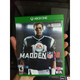 Xbox One Madden 18 Futbol Americano Vendo Cambio