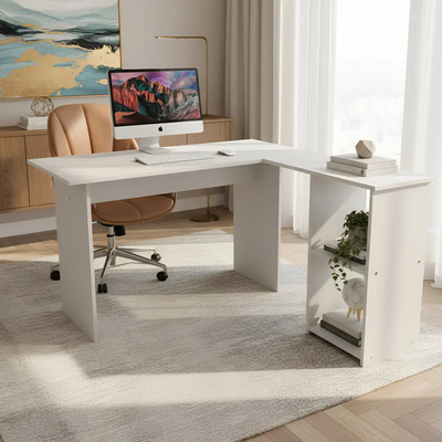 Escritorio Esquinero Para Home Office Ejecutivo Estudiantil Blanco | Envío gratis