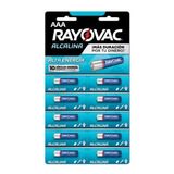 Pilas Alcalinas Rayovac Aaa Lr03 1.5v Tira 10 Unidades