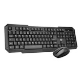 Combo Teclado E Mouse Sem Fio Usb 2.4ghz 55 Bright