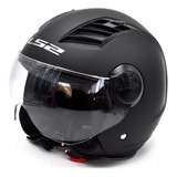 Casco Moto Abierto Ls2 562 Airflow  Negro Mate  Tamaño  M