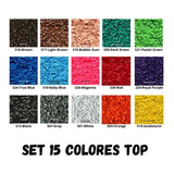 New Set 15 Colores Top 16.000 Hama/ Perler/ Artkal Beads 5mm