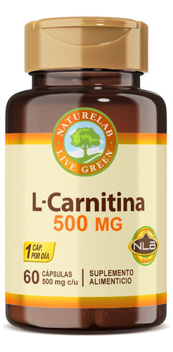 L-carnitina - Minerales - 60 Cápsulas De 500mg- Naturelab Sabor Sin Sabor